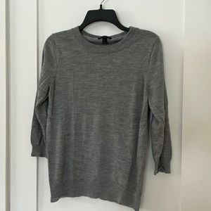 J Crew 3/4 sleeve sweater